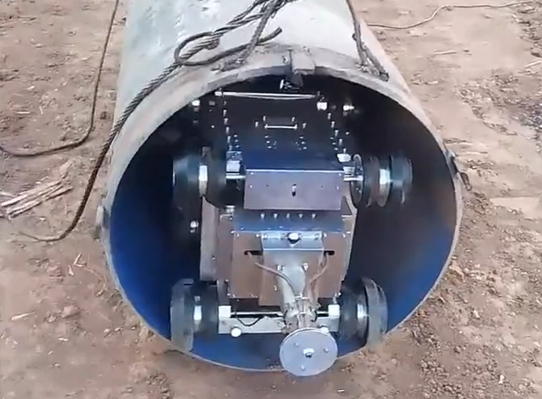 The Internal Field Joint Coating Robot video